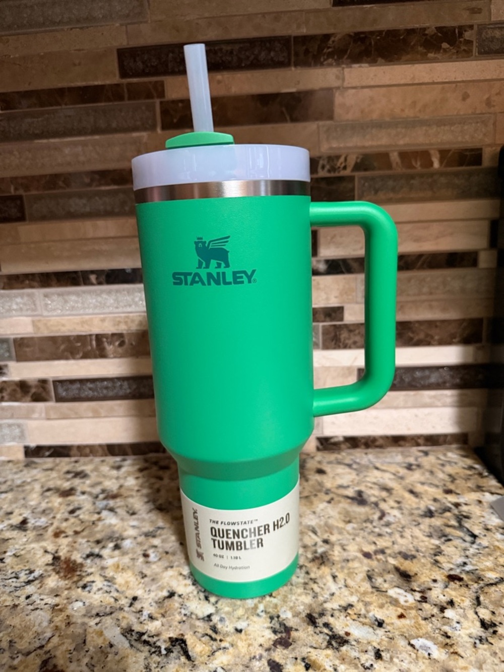 Stanley Green 40oz tumbler new with tag 🎉PRICE FIRM🎉